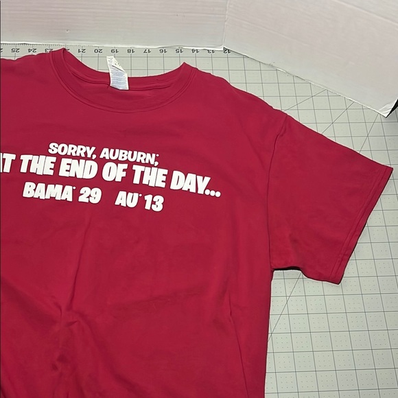 Gildan Red Graphic Short Sleeve Tee - Picture 6 of 10